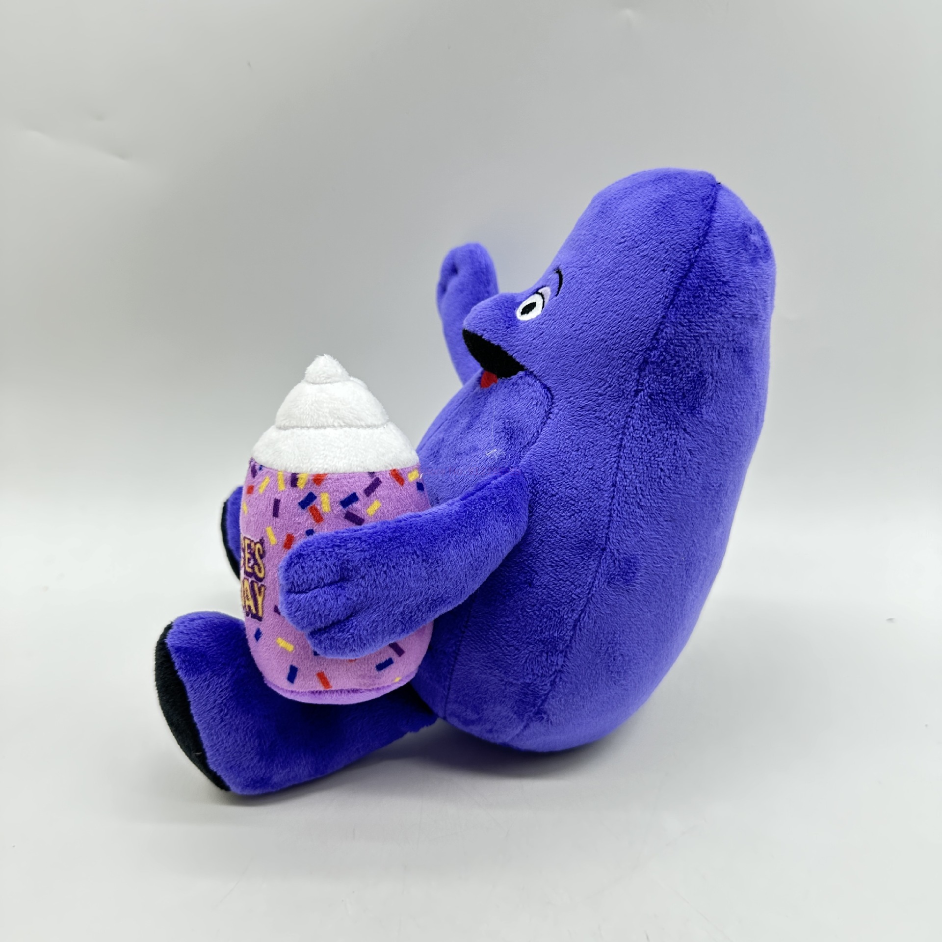 Grimac Birthday Color Doll Grimac Plush Toy Grimac Shake Cup Plush Stuffed Soft Toy Mascot Pillow 4 - Grimace Plush