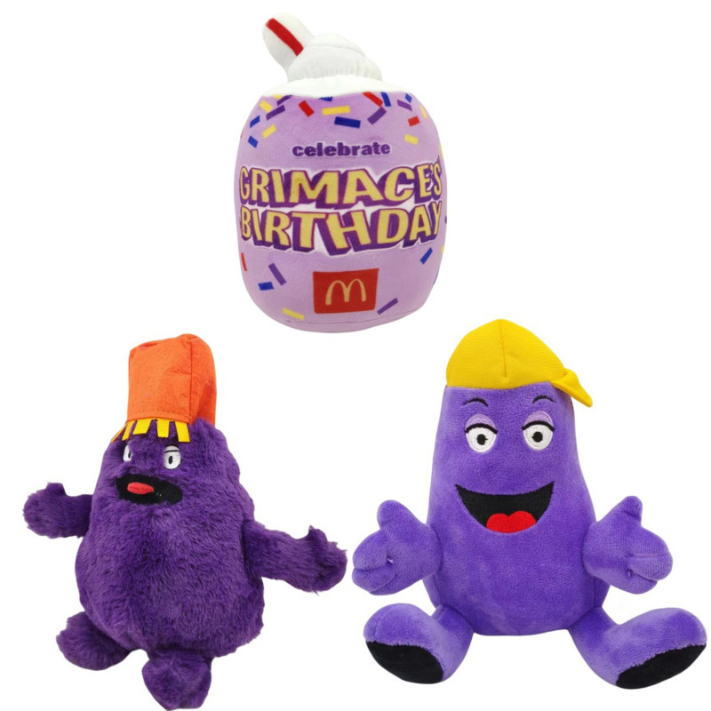 Grimaced Game Doll Grimaced Plush Toy Grimaced Shake Plush Stuffed Animal Soft Toy Mascot Pillow Gift - Grimace Plush