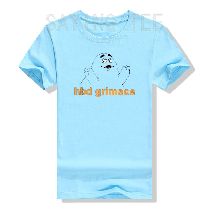 Hbd Grimace T Shirt Humor Funny Cute Graphic Tee Y2k Top Lovely Novelty Comics Short Sleeve 3 - Grimace Plush