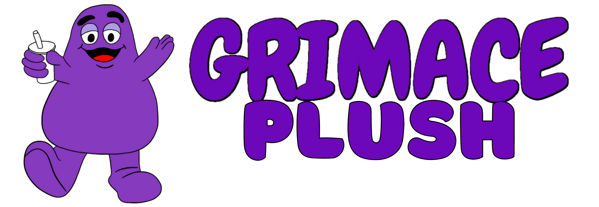 grimace plush logo - Grimace Plush